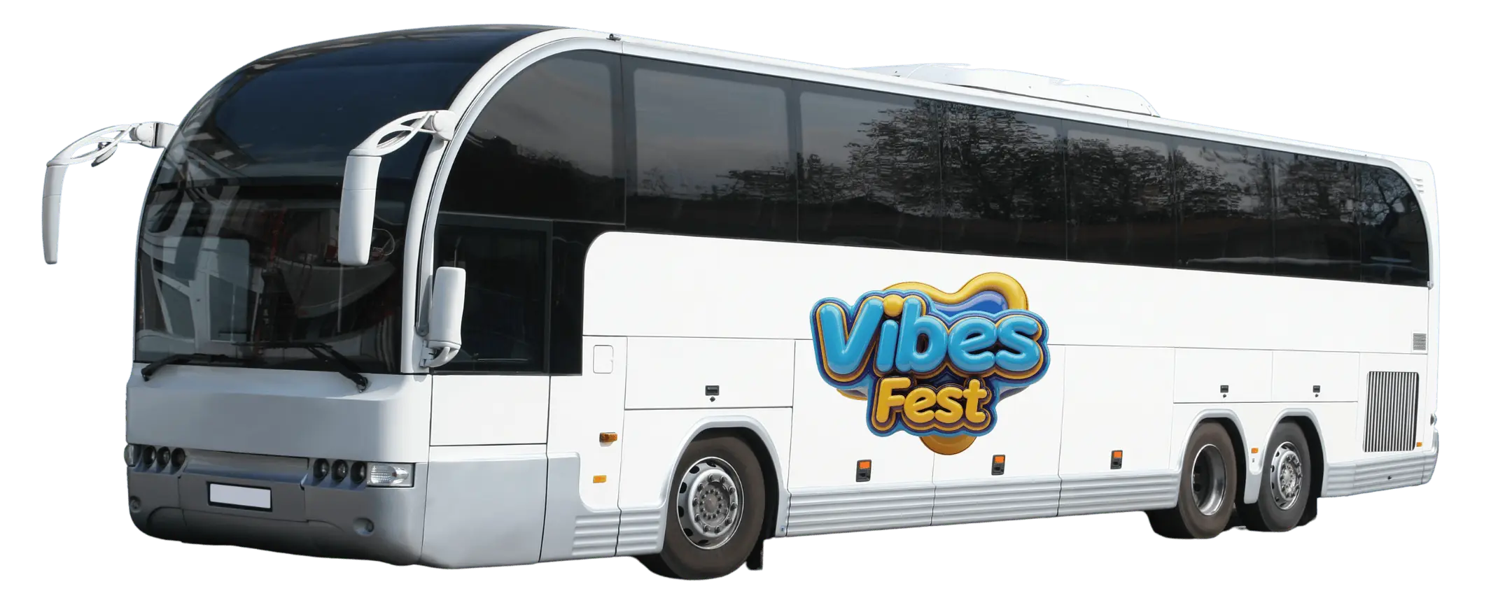 Shuttle bus del transporte incluido para Vibes Fest Panamá 2026